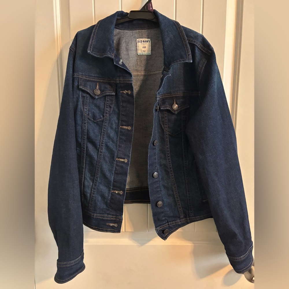 Old Navy Classic Blue Denim Jacket large